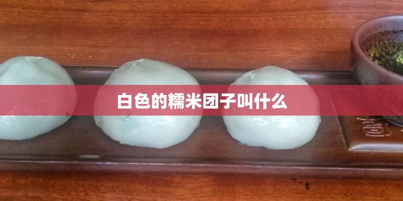 白色的糯米团子叫什么
