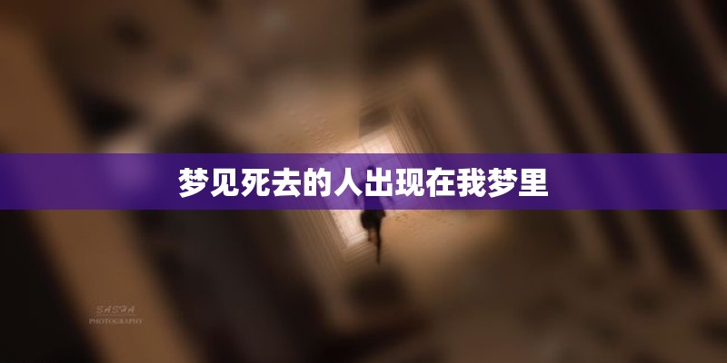 梦见死去的人出现在我梦里