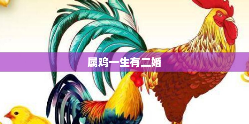 属鸡一生有二婚