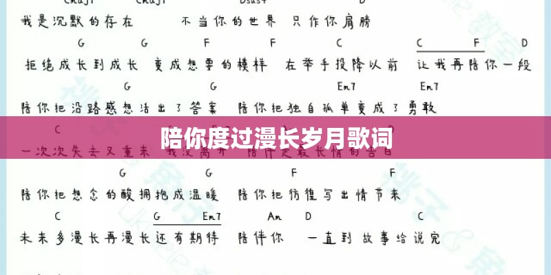 陪你度过漫长岁月歌词