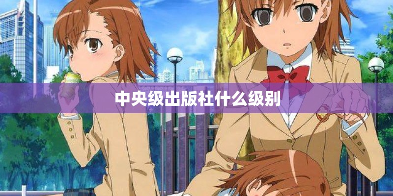 中央级出版社什么级别