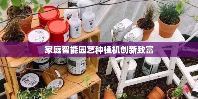 家庭智能园艺种植机创新致富