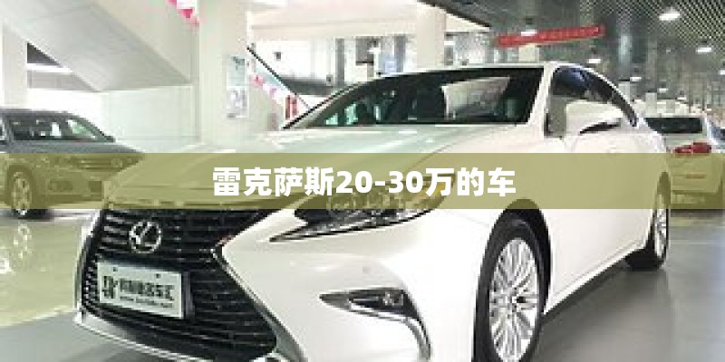 雷克萨斯20-30万的车