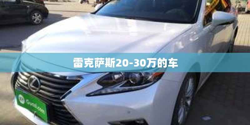 雷克萨斯20-30万的车