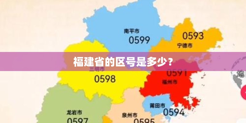 福建省的区号是多少？