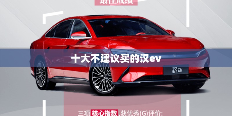 十大不建议买的汉ev