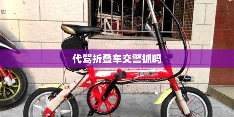 代驾折叠车交警抓吗