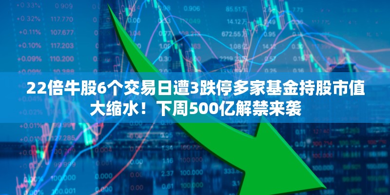 22倍牛股6个交易日遭3跌停多家基金持股市值大缩水!下周500亿解禁来袭 22倍牛股6个交易日遭3跌停多家基金持股市值大缩水!下周500亿解禁来袭