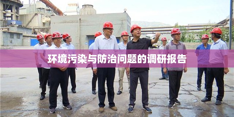 环境污染与防治问题的调研报告