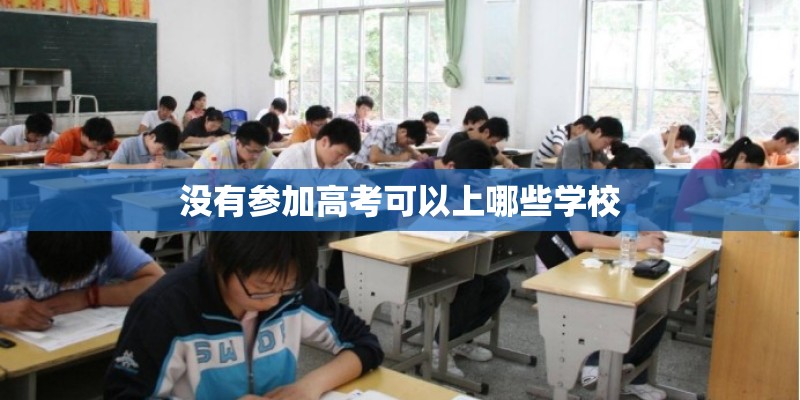 没有参加高考可以上哪些学校