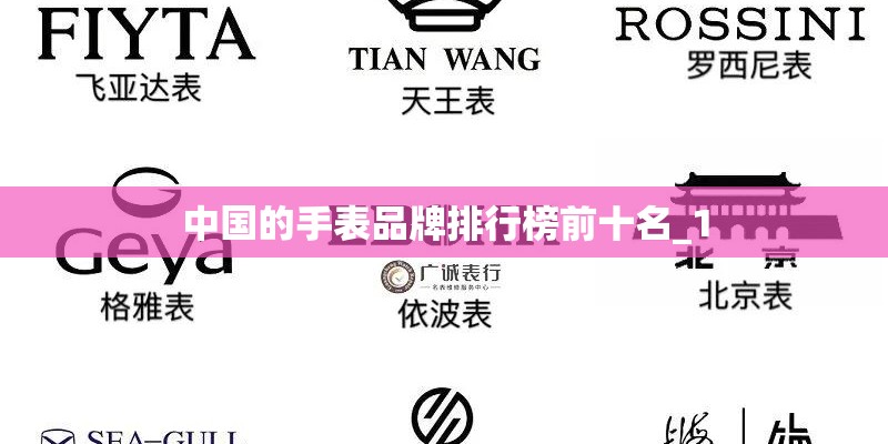 中国的手表品牌排行榜前十名_1