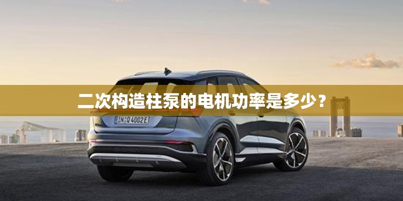 二次构造柱泵的电机功率是多少？