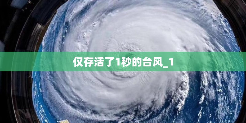 仅存活了1秒的台风_1