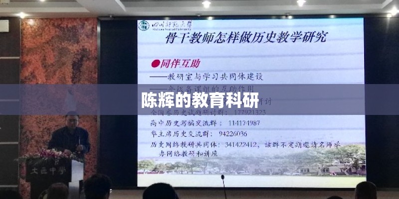 陈辉的教育科研