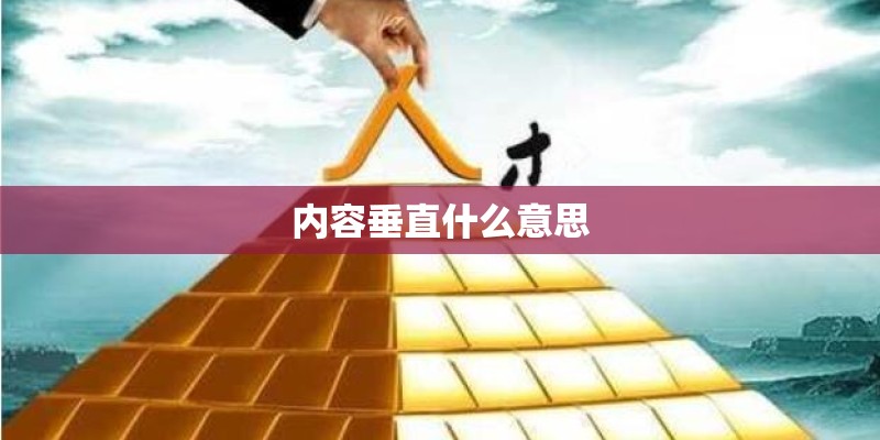 内容垂直什么意思