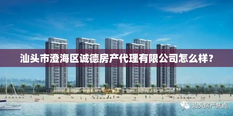 汕头市澄海区诚德房产代理有限公司怎么样？