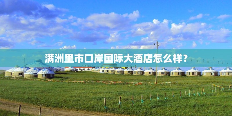 满洲里市口岸国际大酒店怎么样？