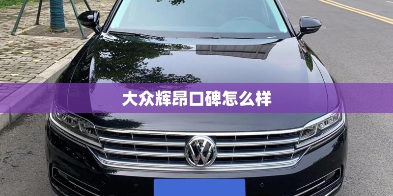 大众辉昂口碑怎么样