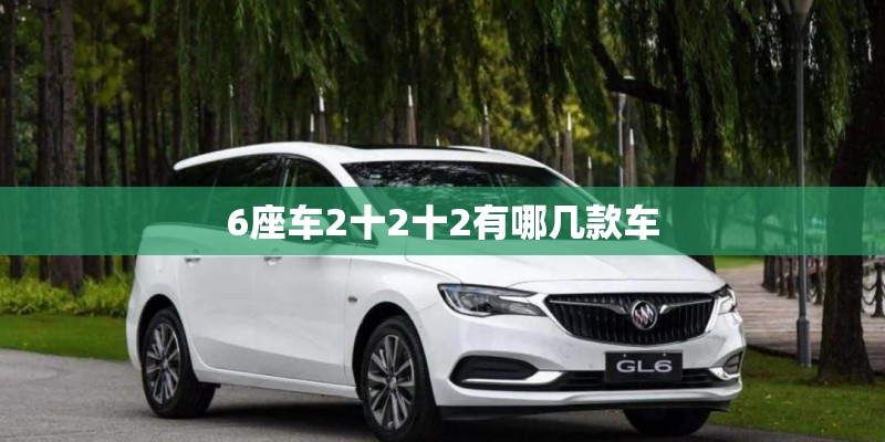 6座车2十2十2有哪几款车