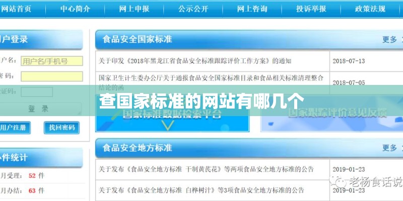 查国家标准的网站有哪几个