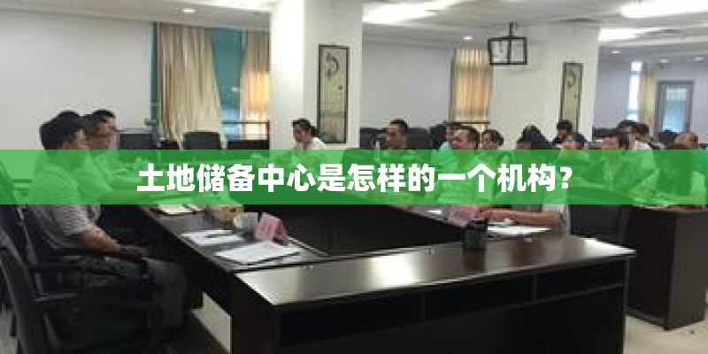 土地储备中心是怎样的一个机构？